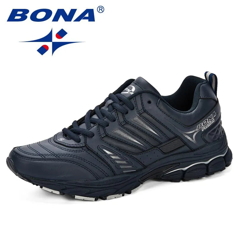 BONA New Design Style Men Shoes Breathable Popular Men Running Shoes Outdoor Sneaker Sports Shoes Comfortable