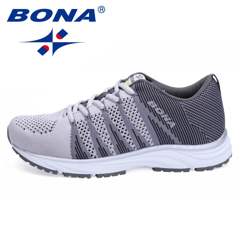 BONA New Typical Style Women Running Shoes Outdoor Walking Jogging Sneakers Lace Up Mesh Athletic Shoes Soft