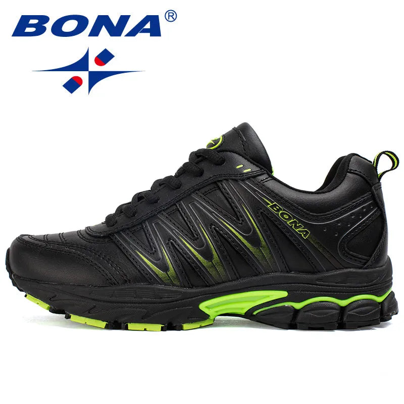 BONA New Hot Style Women Running Shoes Lace Up Sport Shoes Outdoor Jogging Walking Athletic Shoes Comfortable Sneakers for Women