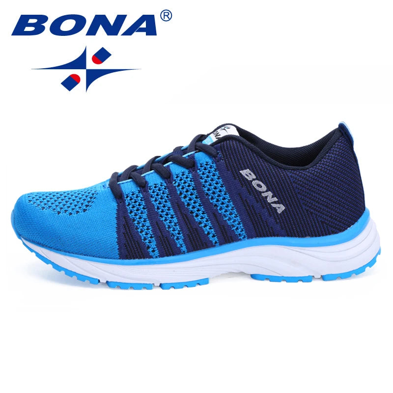 BONA New Typical Style Women Running Shoes Outdoor Walking Jogging Sneakers Lace Up Mesh Athletic Shoes Soft