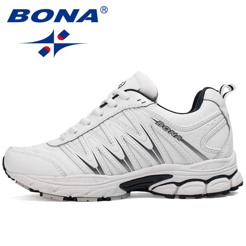 BONA New Hot Style Women Running Shoes Lace Up Sport Shoes Outdoor Jogging Walking Athletic Shoes Comfortable Sneakers for Women