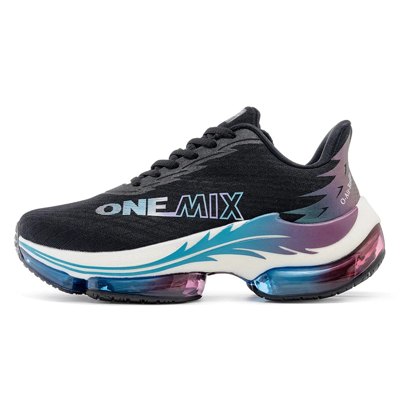 ONEMIX Men's Running Shoes Air Cushion Sneakers Breathable Mesh Outdoor Athletic Height Increase Walking Shoes Size EU 35-47