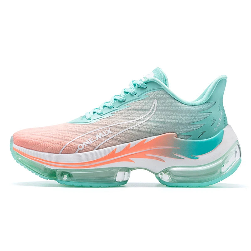 ONEMIX Men's Running Shoes Air Cushion Sneakers Breathable Mesh Outdoor Athletic Height Increase Walking Shoes Size EU 35-47
